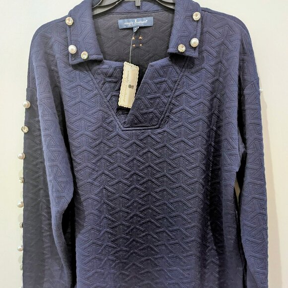 Simply Southern Jeweled Pullover - Picture 1 of 4